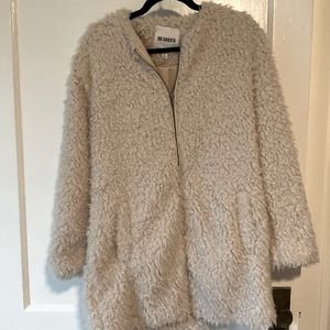 BB Dakota faux fur coat, mid length